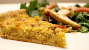 Read more about the article Sweet Potato Tart With Caramelised Onion and Cheddar Cheese