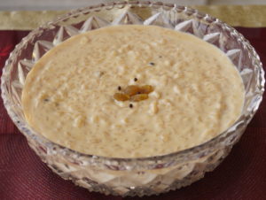 Read more about the article Rice Pudding with Date Palm Jaggery (Nolen Gur’er Payesh)