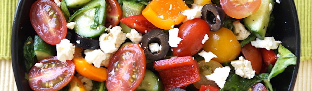 The Best Summer Salad – My Accidental Not-so-Greek, Greek Salad