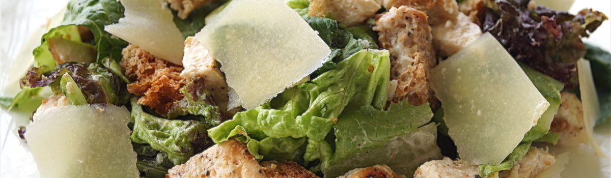 Low Calorie Chicken Caesar Salad – No Mayonnaise