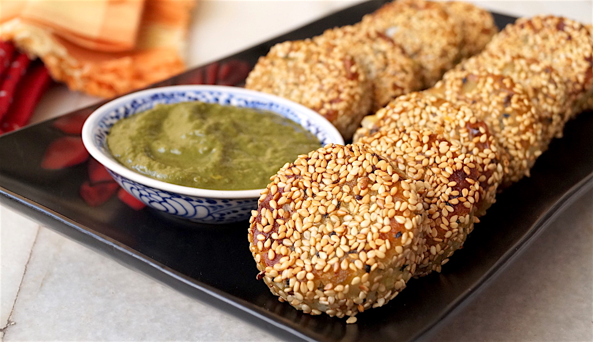 Read more about the article Sweet Potato, Coconut and Sesame Cutlets