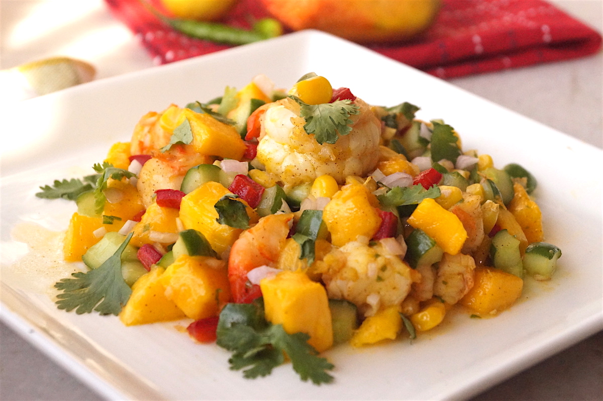 Read more about the article Prawn and Mango Salad with Honey Mustard Dressing